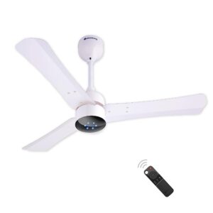 Atomberg Renesa+ Ceiling Fan 5 Star 900 mm 3 Blade Ceiling Fan  (BLDC Motor with Remote | Pearl, White | Pack of 1)